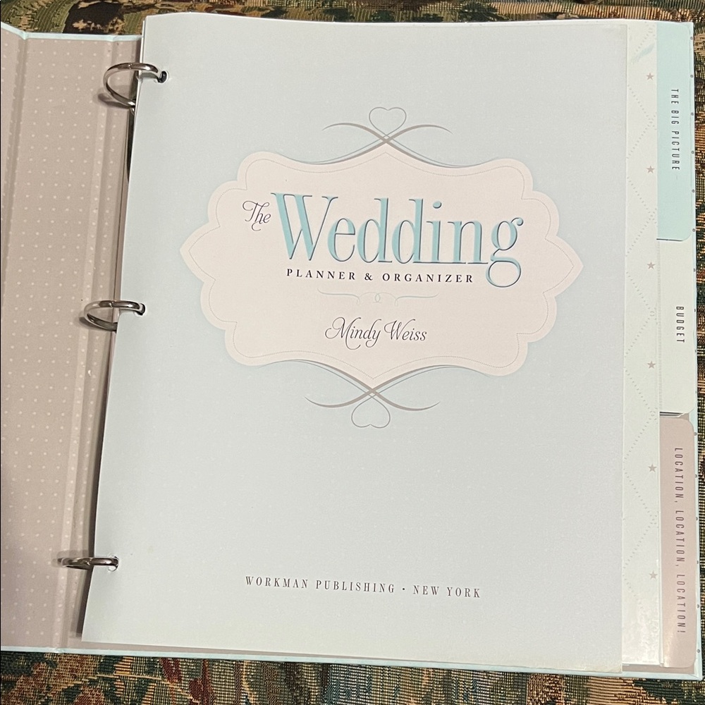 Elegant Wedding Planner with Beige Cover